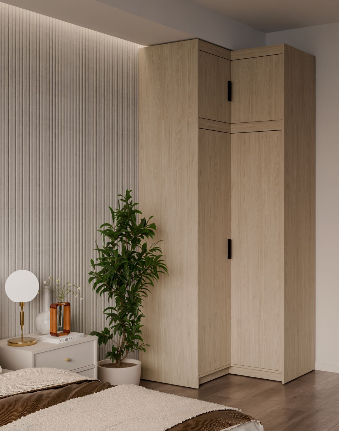 Nadstawka do szafy narożnej Elena 2D Dąb Olejowany DO02