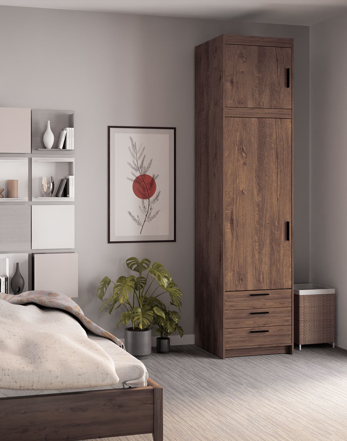 Nadstawka do szafy Elena 1D Dąb Lefkas DL01