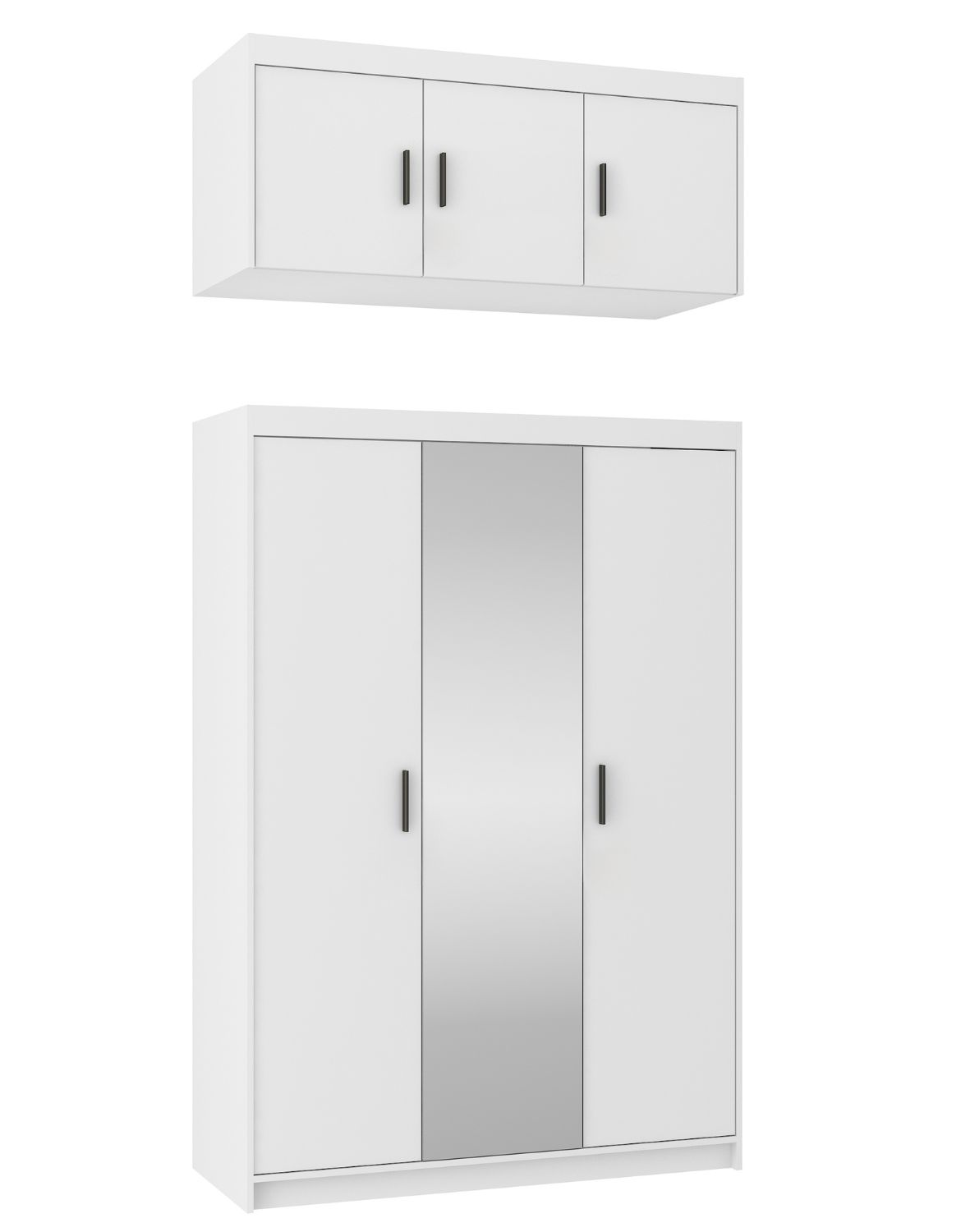 Nadstawka do szafy Elena 3D Biała WH03