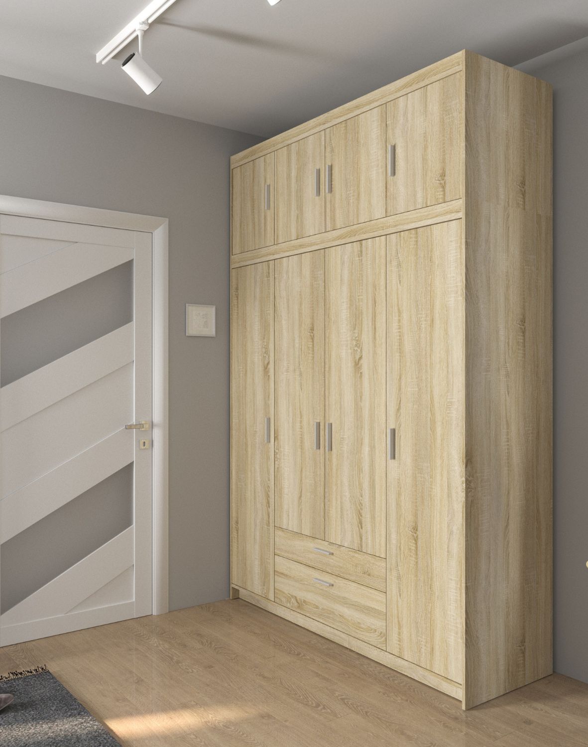 nadstawka do szafy elena 4d dab sonoma so04