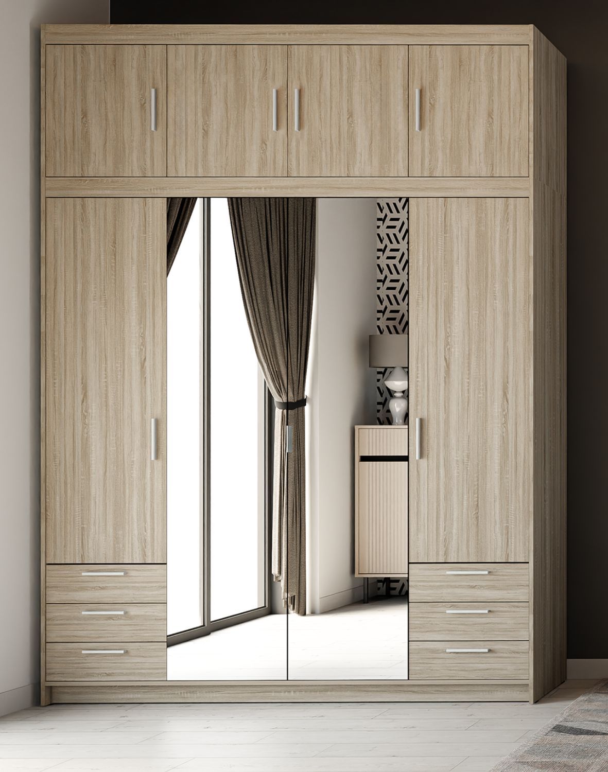 nadstawka do szafy elena 4d dab sonoma so04