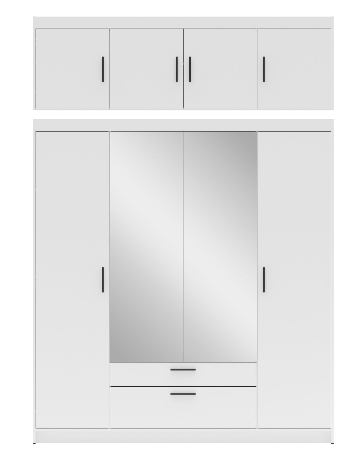 Nadstawka do szafy Elena 4D Biała WH04