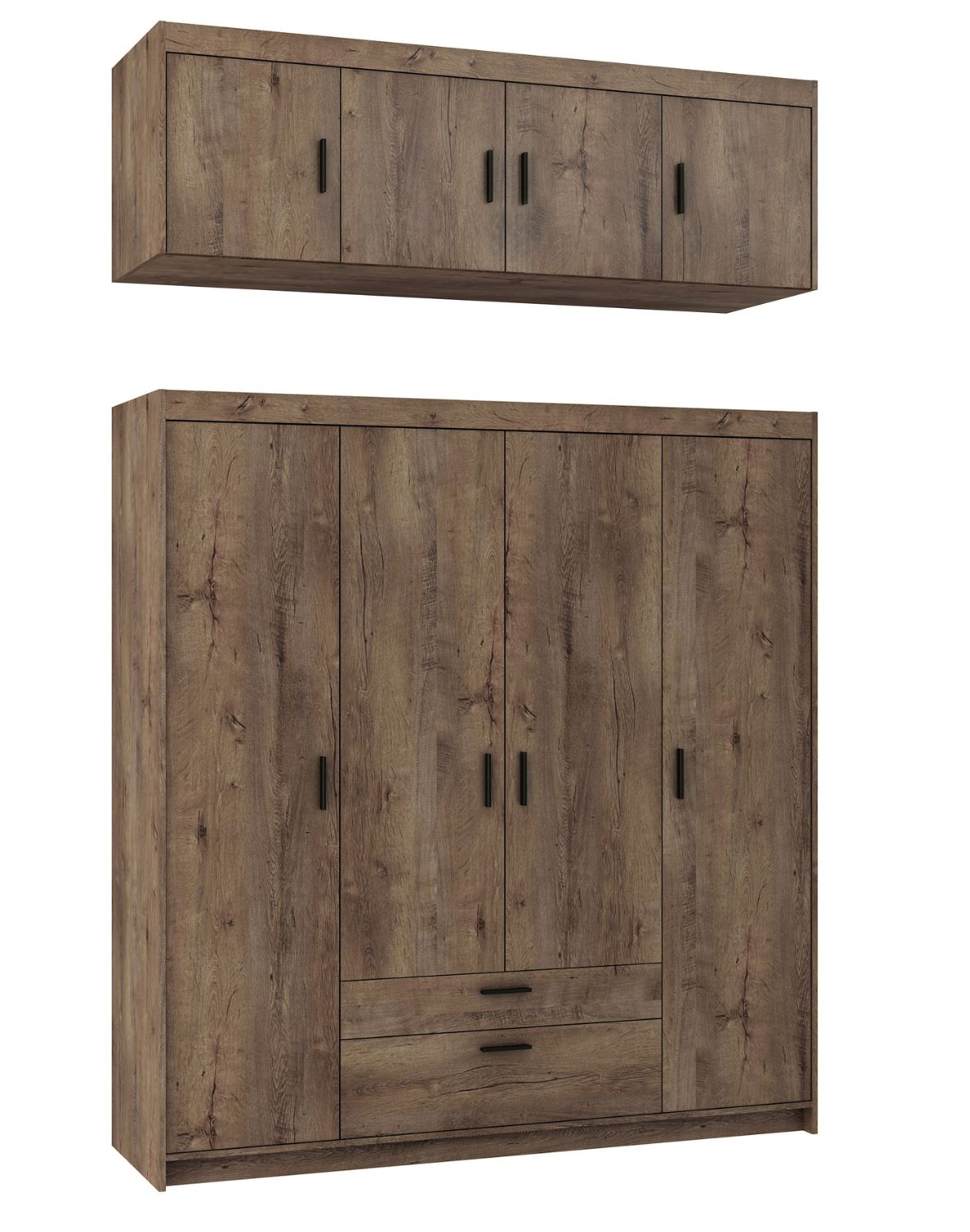 Nadstawka do szafy Elena 4D Dąb Lefkas DL04