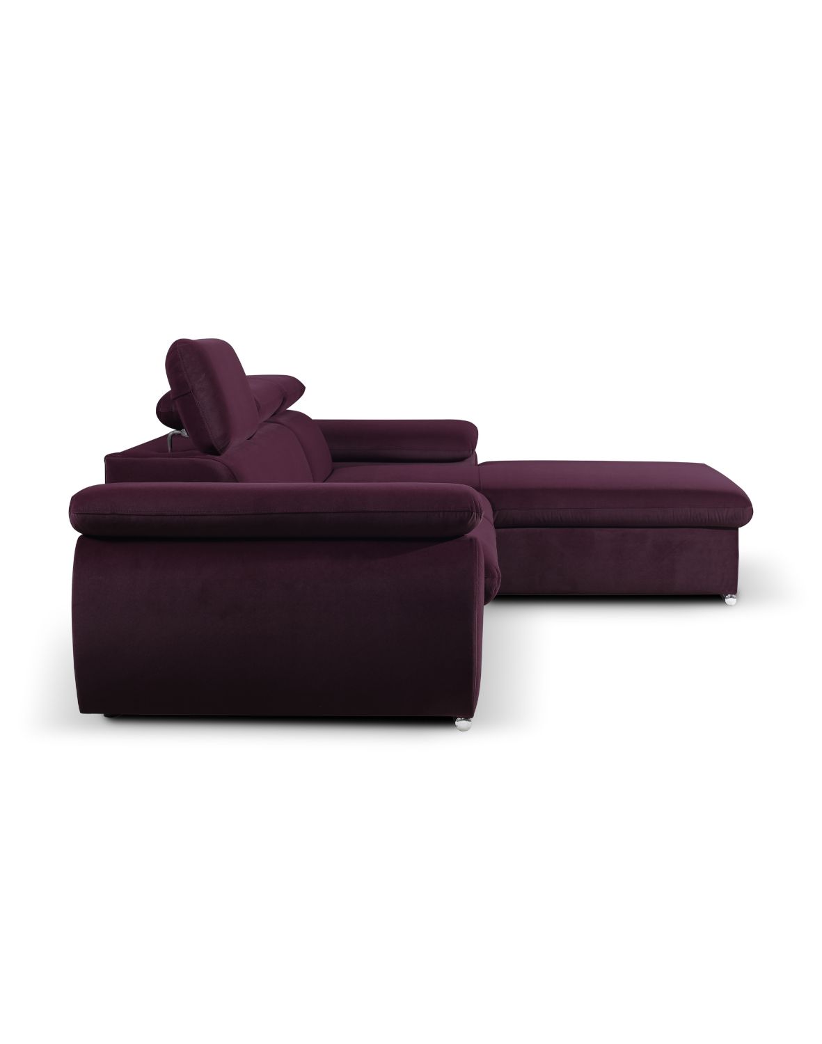 narożnik z funkcją spania z regulowanymi zagłówkami capri