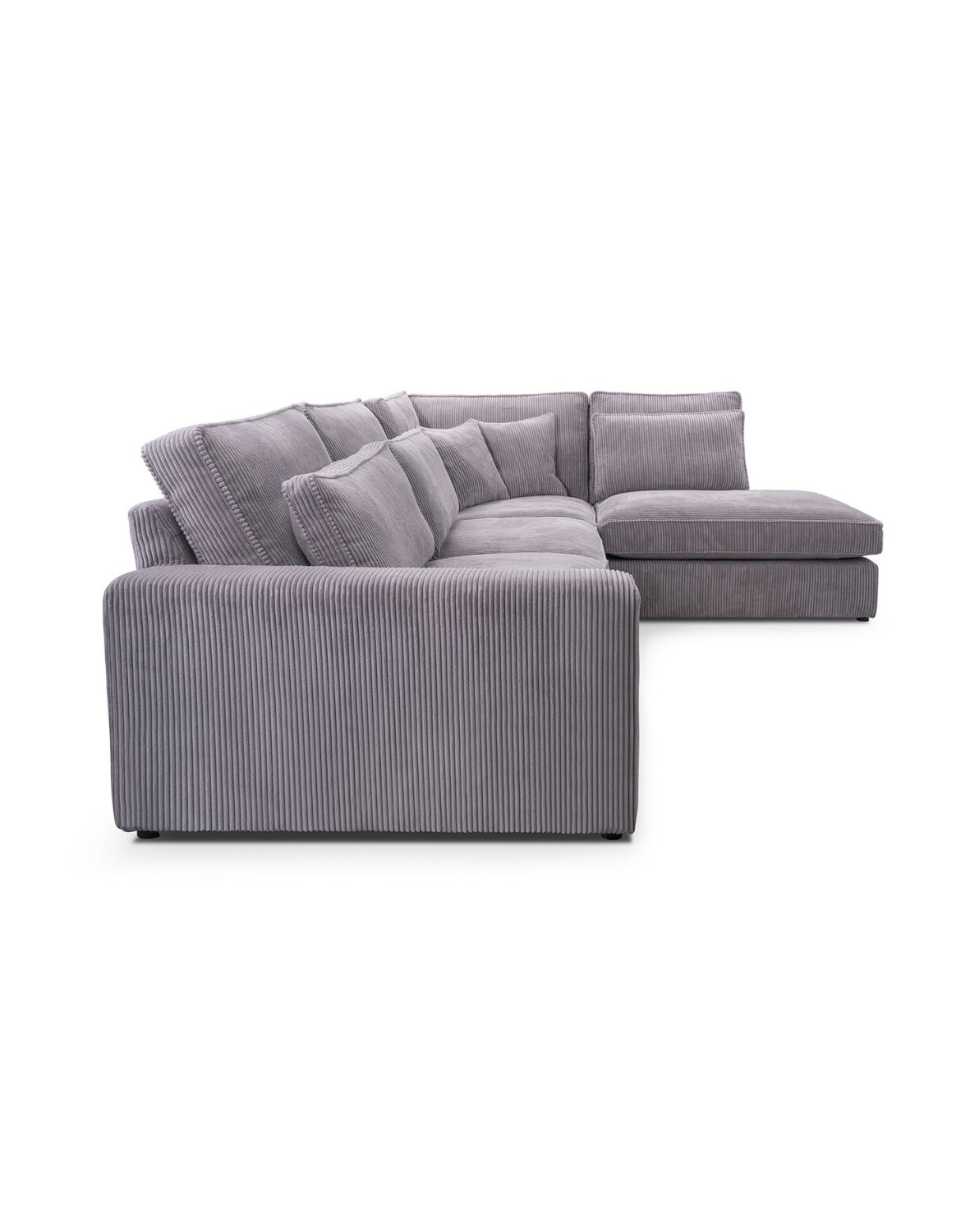 szary narożnik sztruksowy cobra