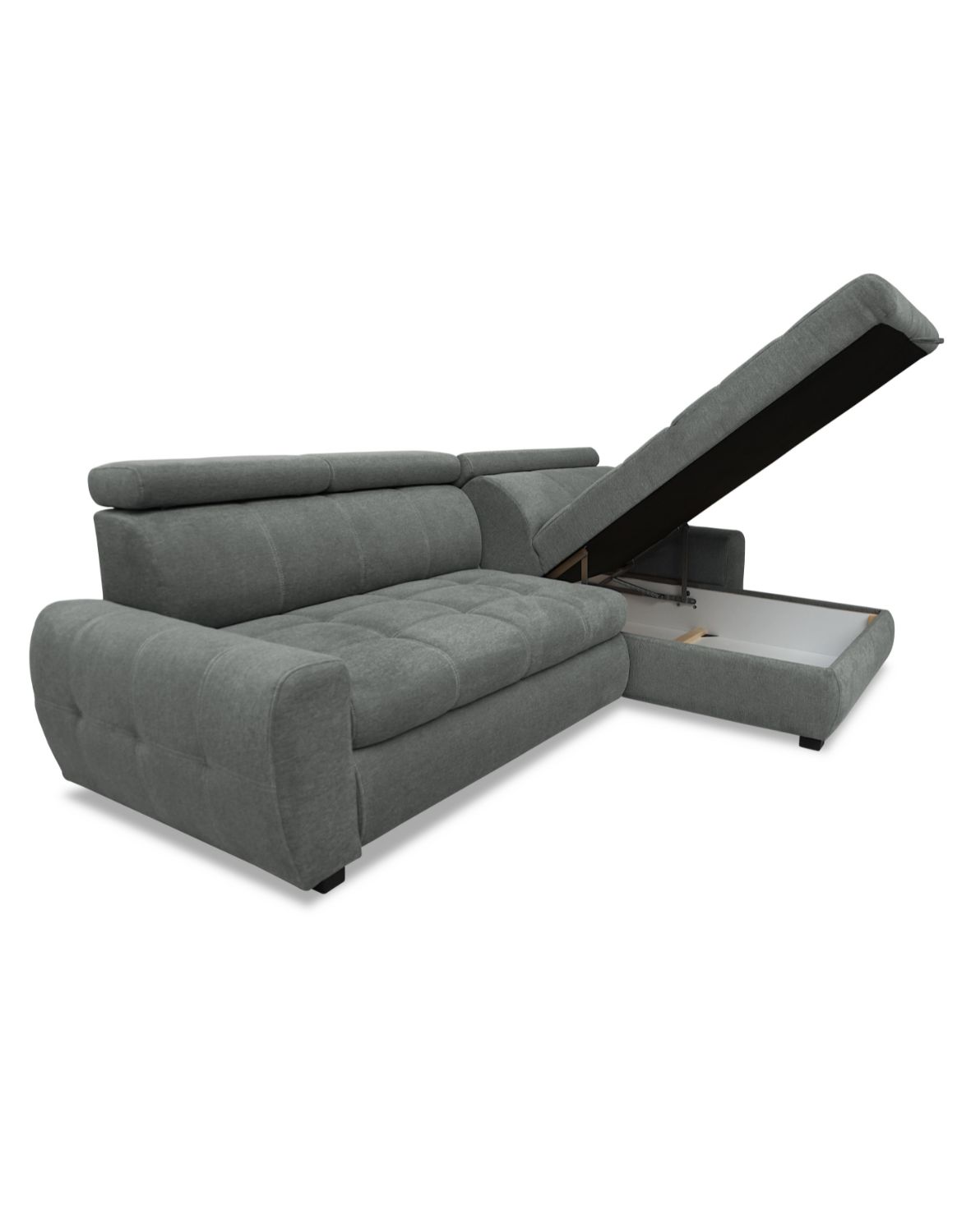 szary narożnik fenix 277 cm