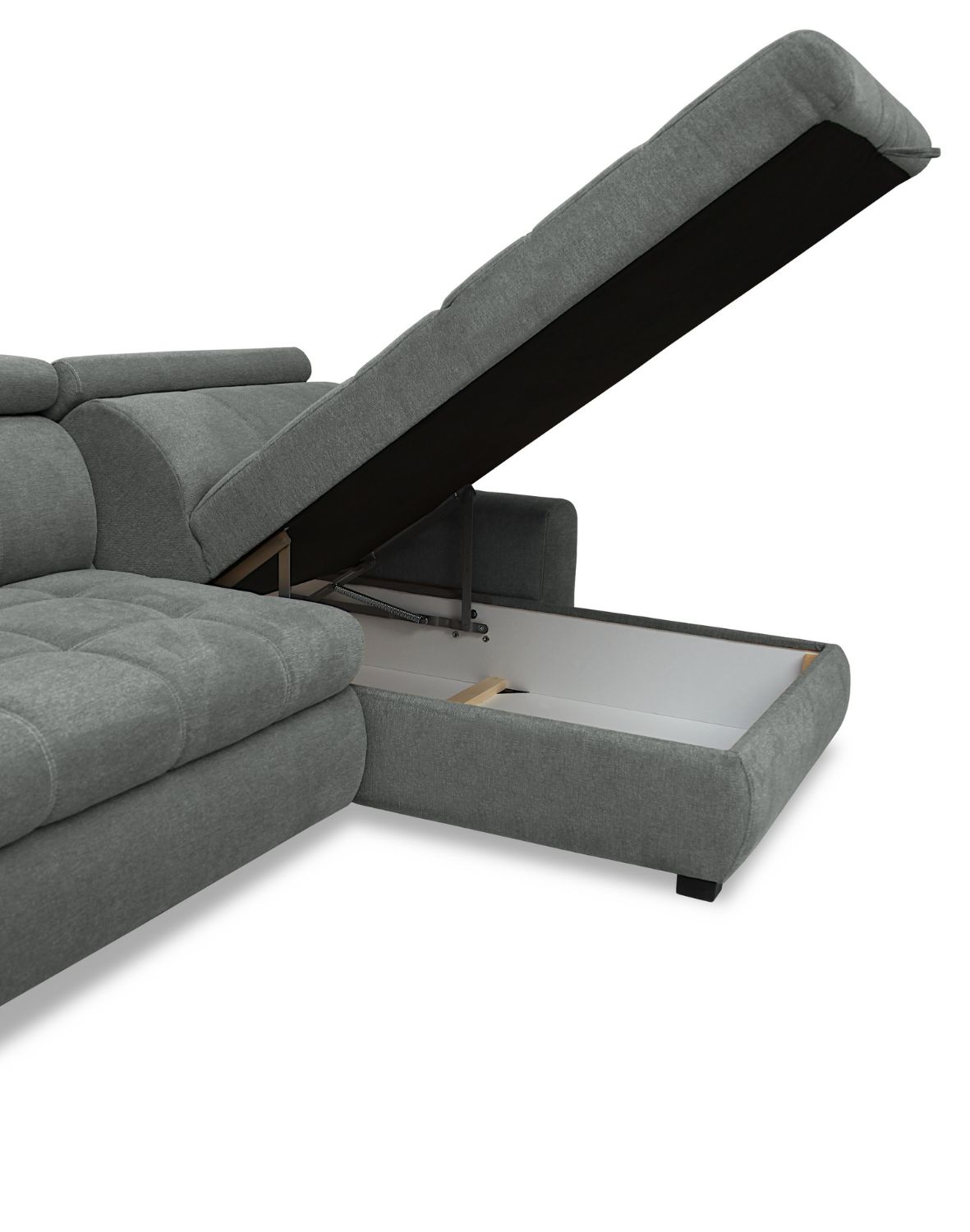 szary narożnik fenix 277 cm