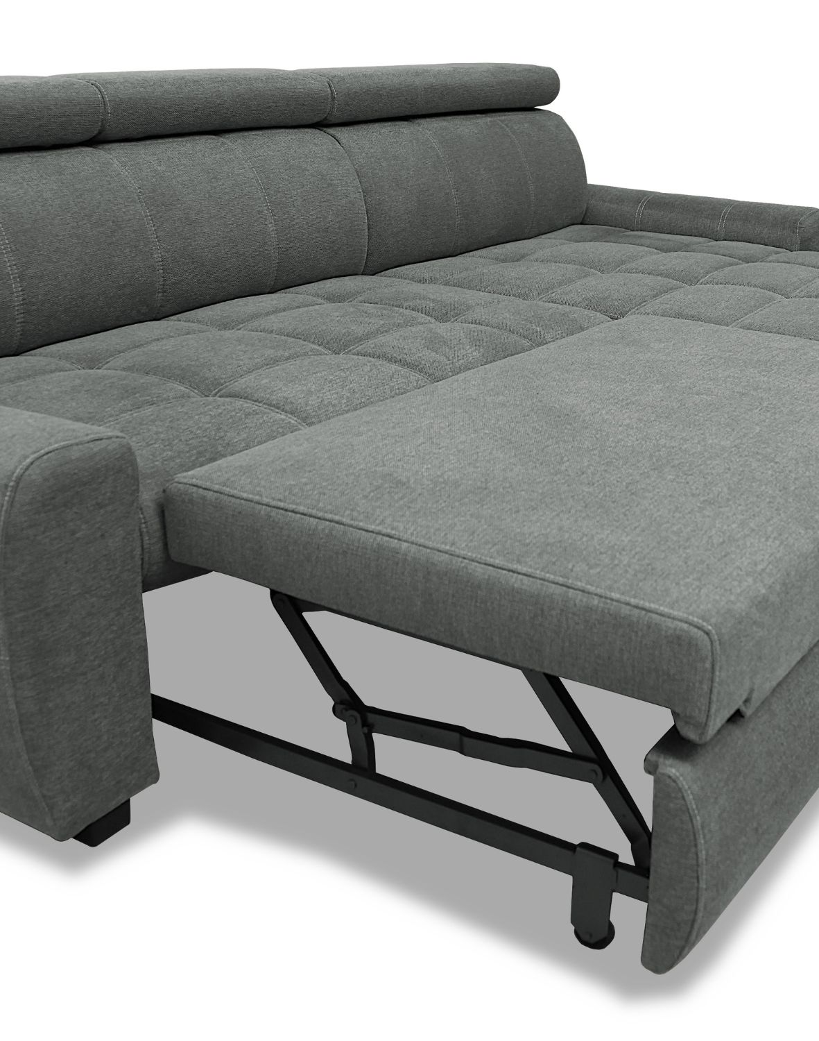 szary narożnik fenix 277 cm