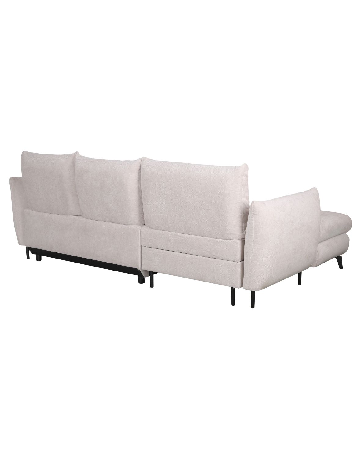 beżowy narożnik z funkcją spania gomez