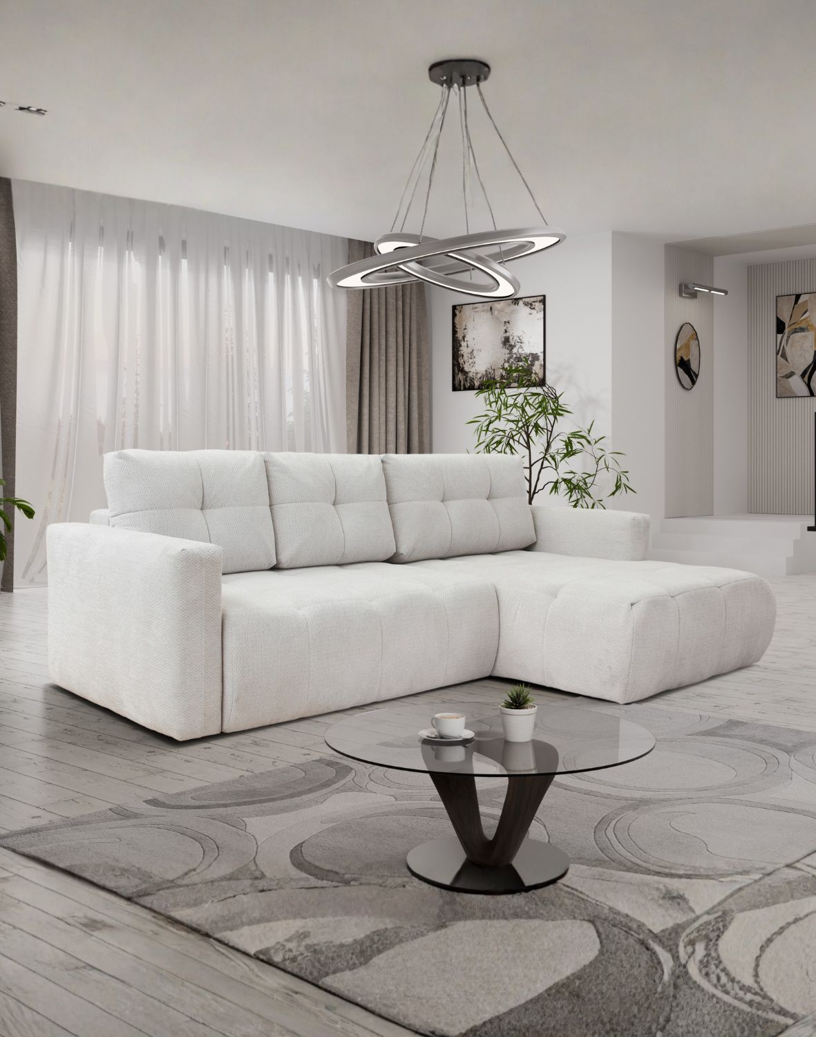 biały narożnik london n