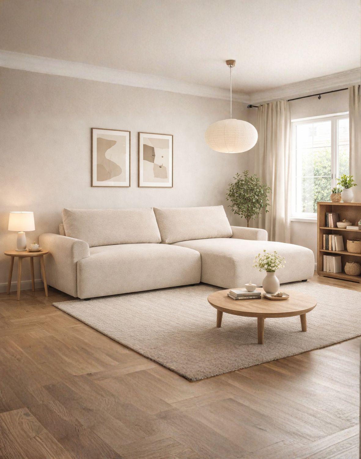 wygodny narożnik do salonu obły 260 cm