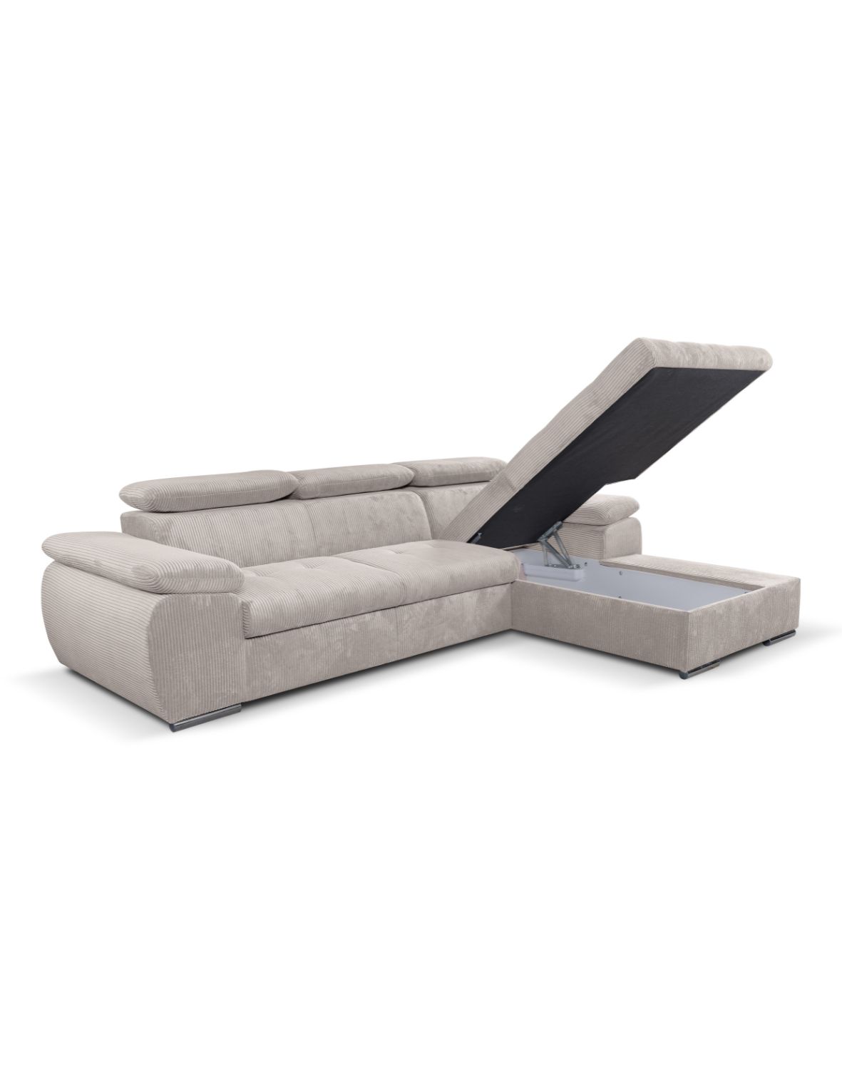 narożnik sztruksowy trino