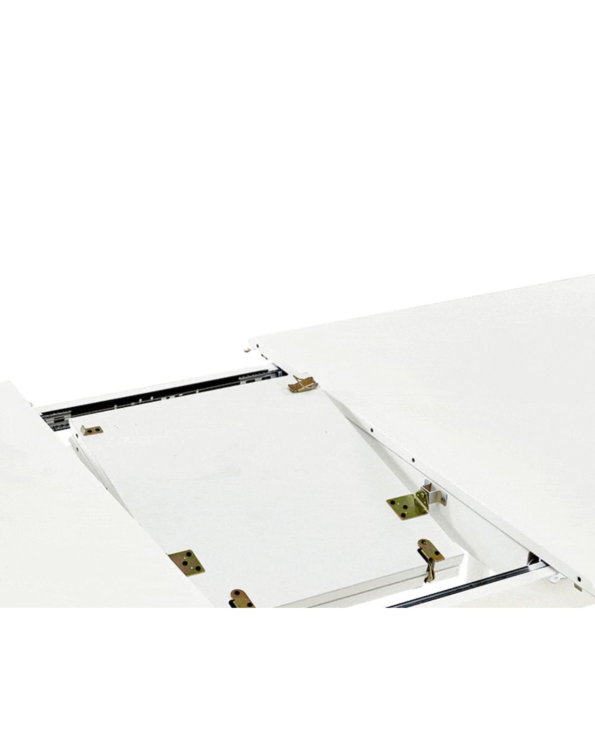 stół rozkładany nelson (160–200x90 cm), biały