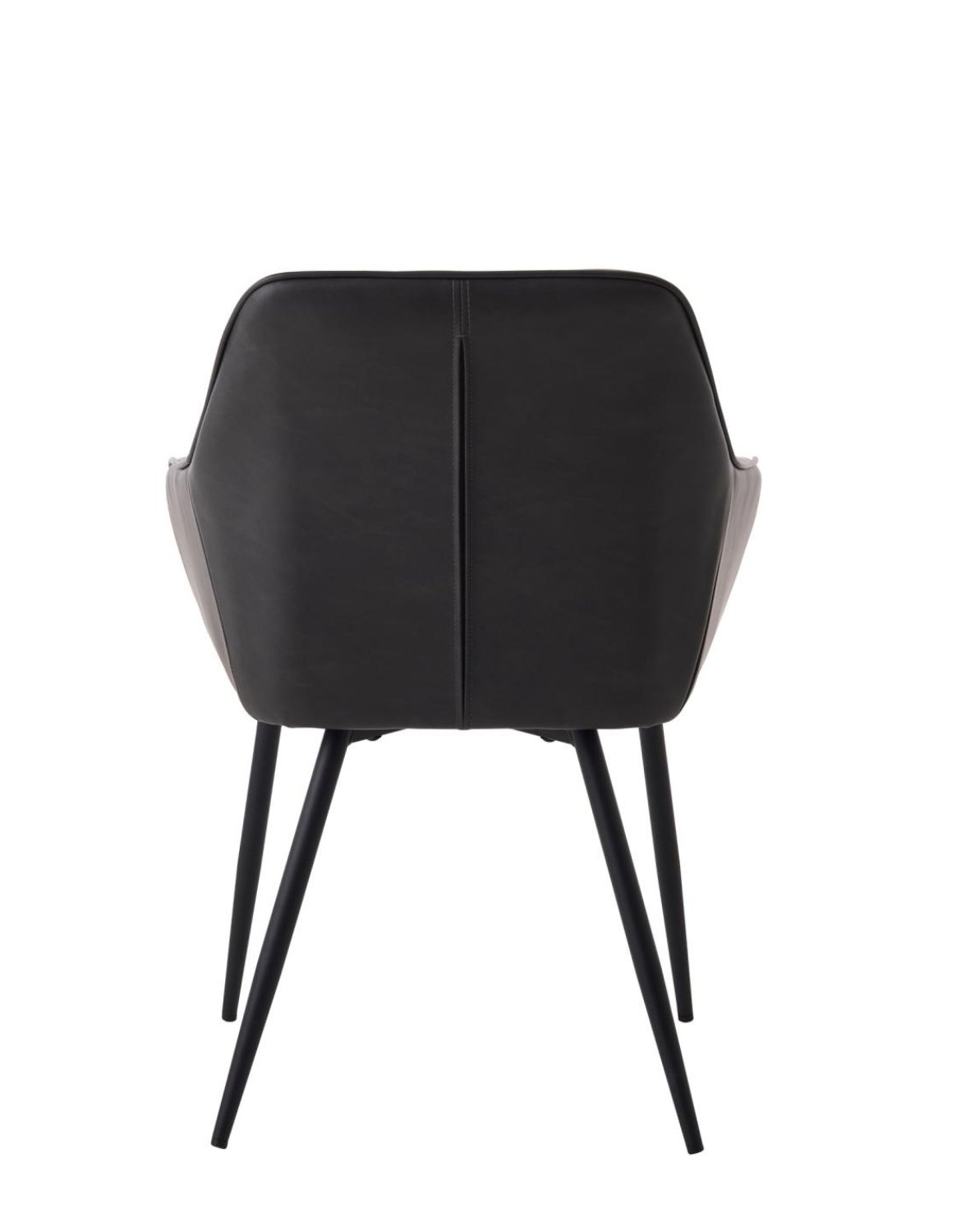 krzesło do jadalni nolan z podłokietnikami, ekoskóra, czarne (50800002)