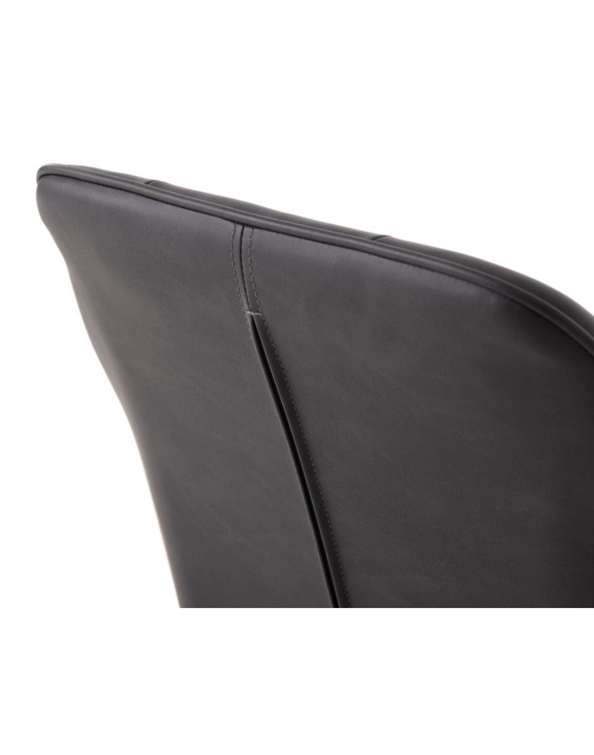 krzesło do jadalni nolan z podłokietnikami, ekoskóra, czarne (50800002)