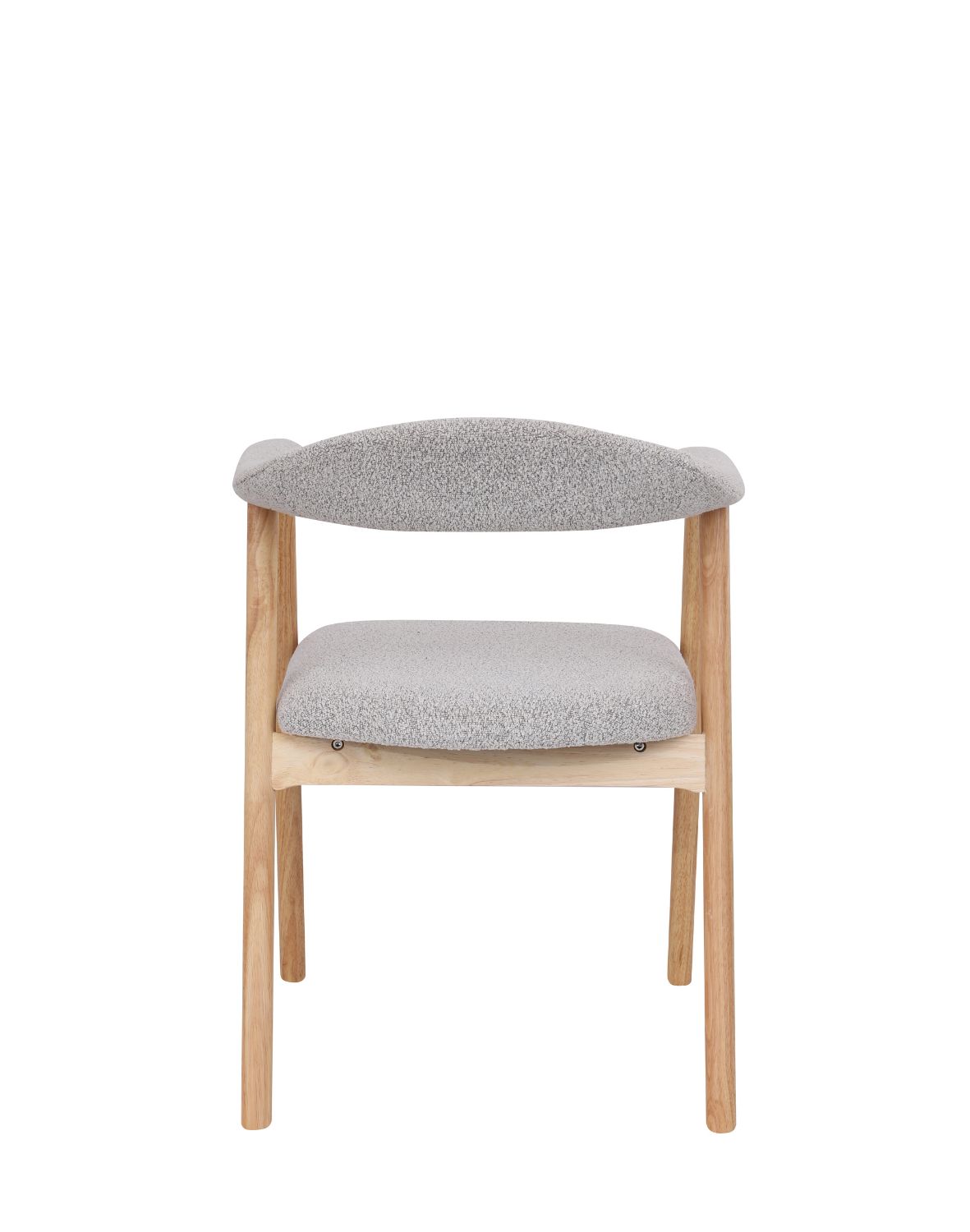 krzesło notte light, drewna kauczukowego, boucle beżowe