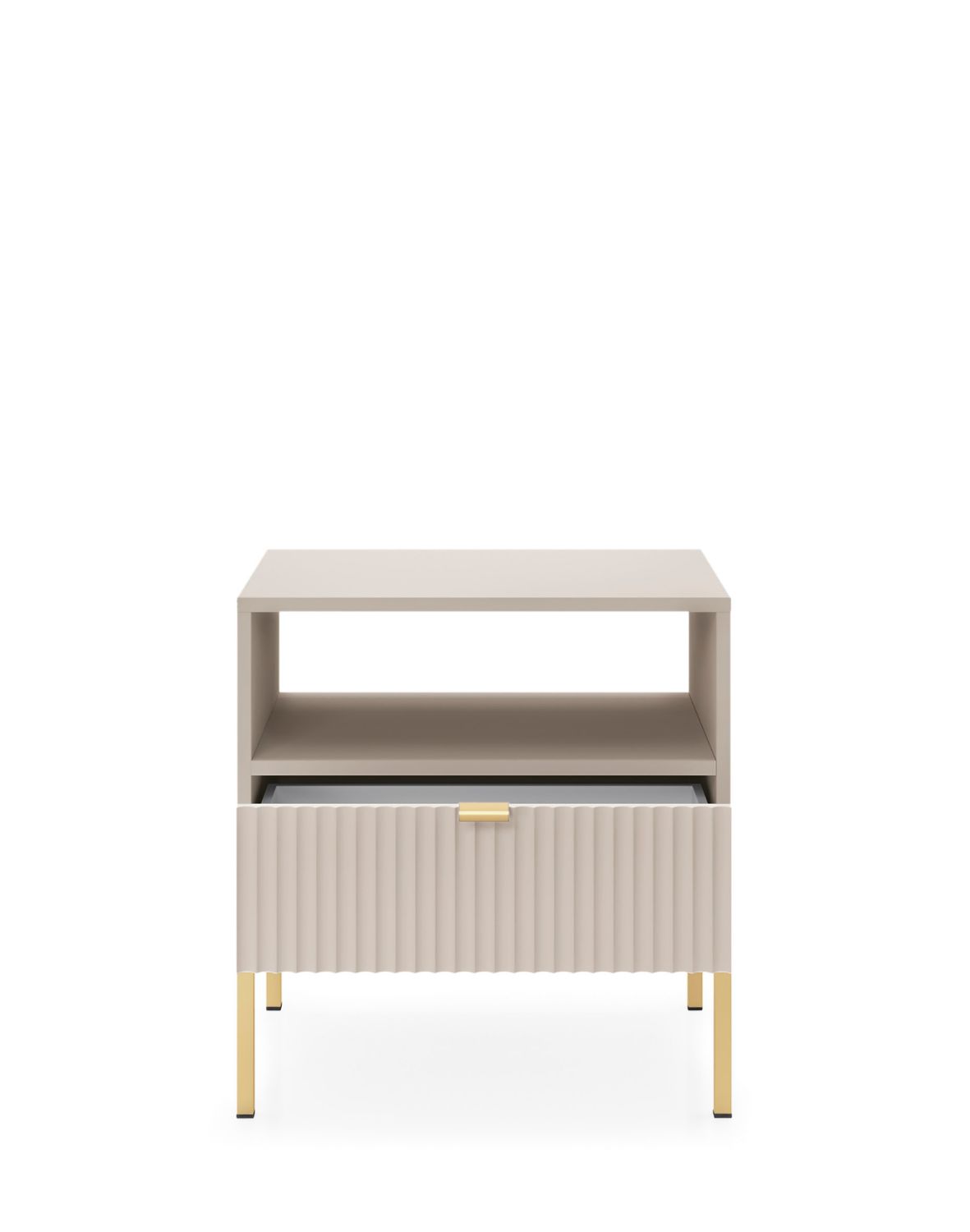 szafka nocna nova (s54), kaszmir/złoty