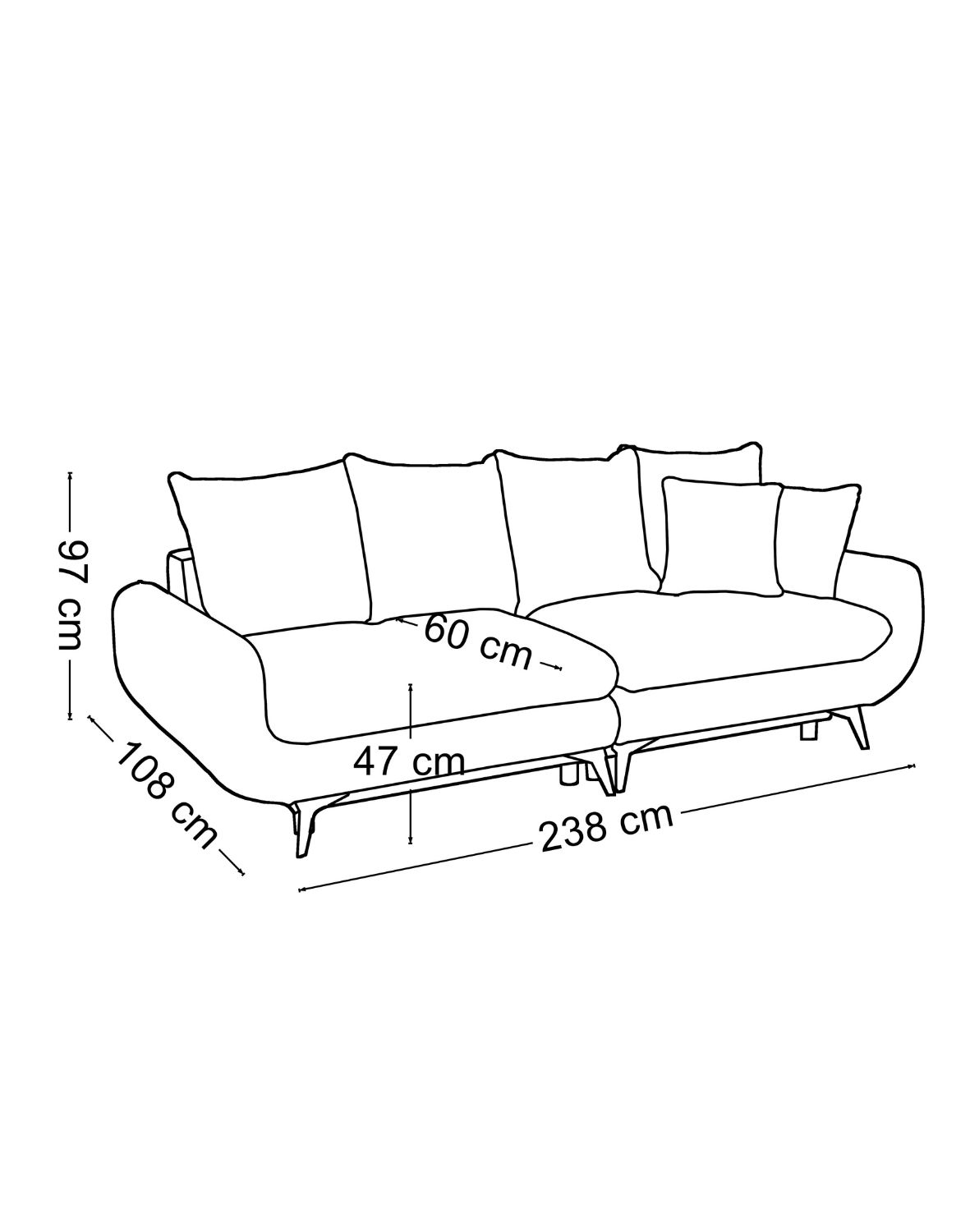 nowoczesna kanapa wave gabi