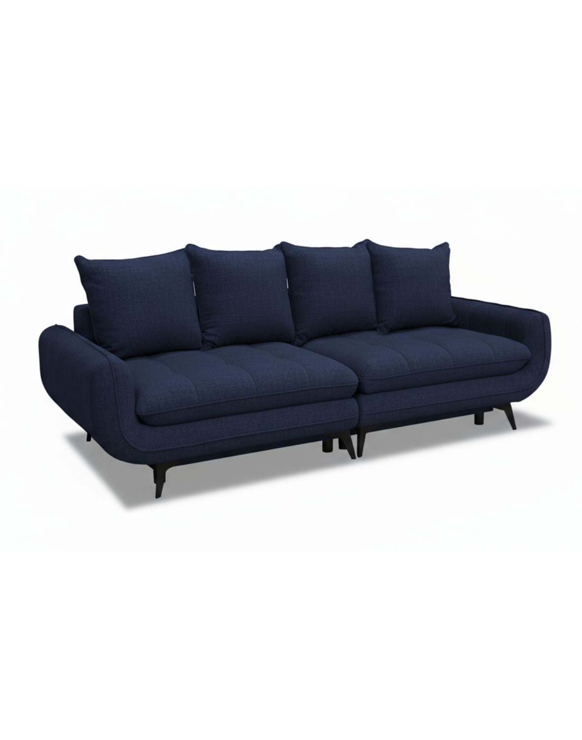 nowoczesna granatowa kanapa wave gabi