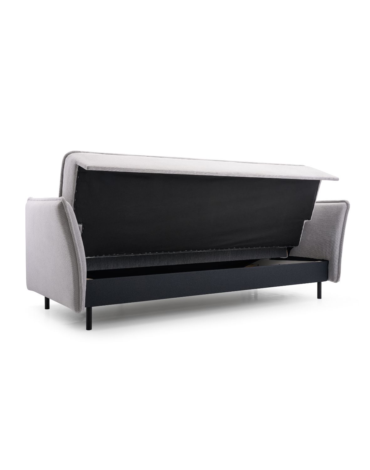 szara wersalka nowoczesna na nóżkach jaris