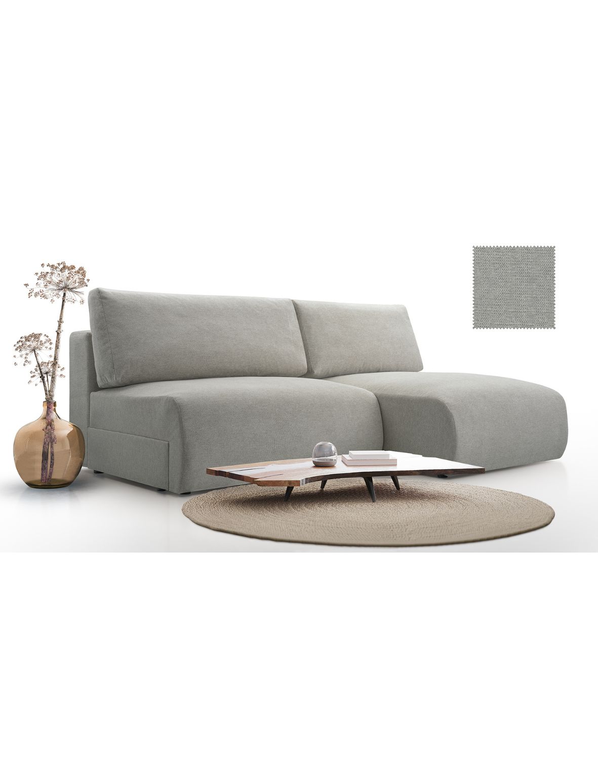 nowoczesny narożnik rozkładany z funkcją soania milena