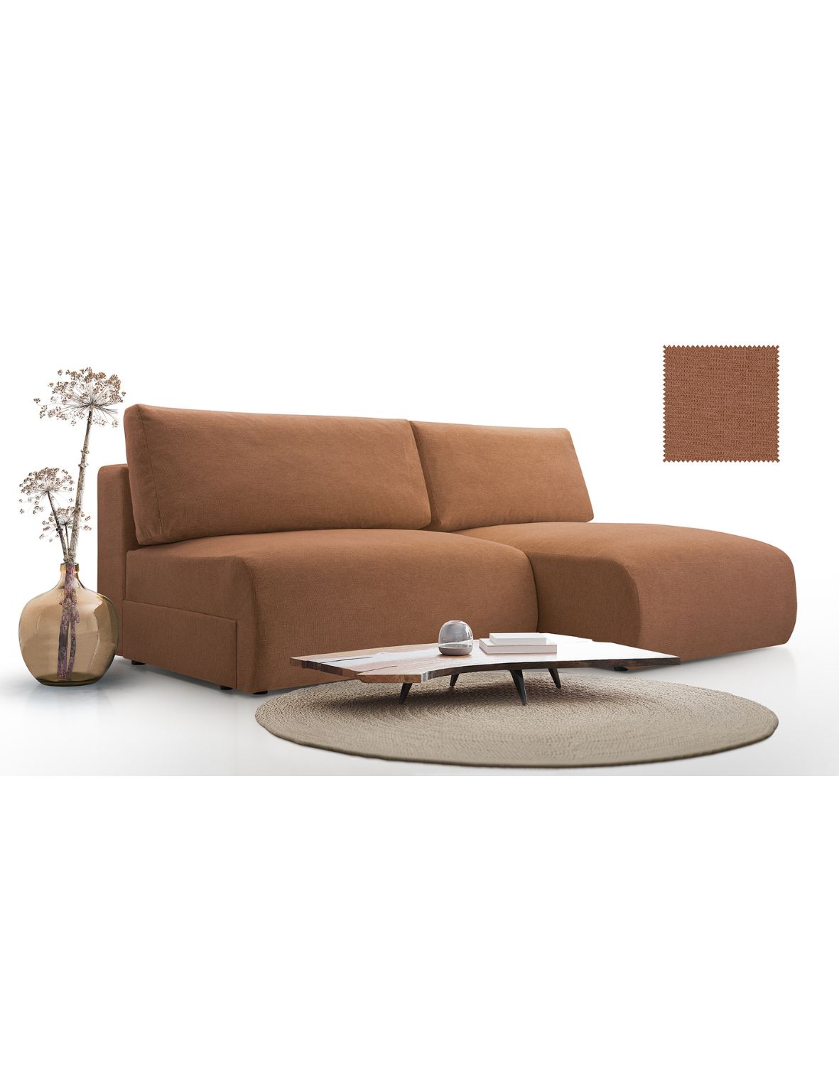 nowoczesny narożnik rozkładany z funkcją soania milena