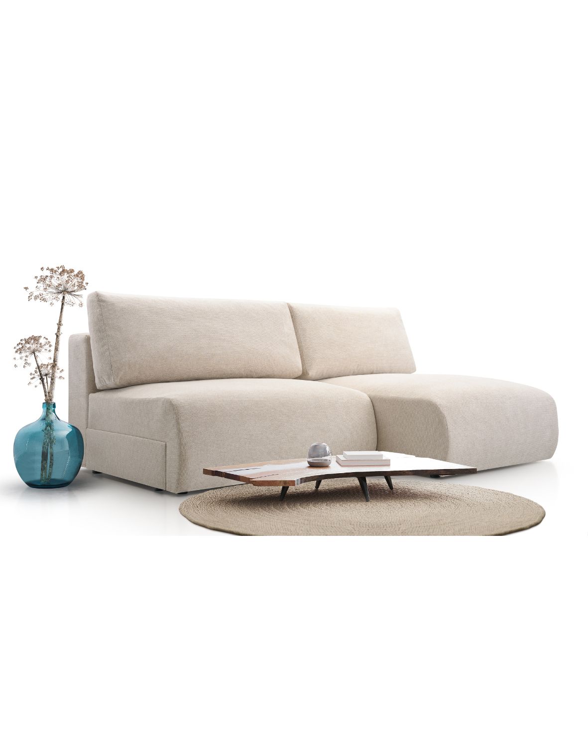 nowoczesny narożnik rozkładany z funkcją soania milena