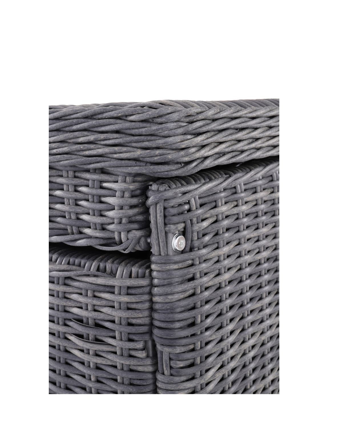 pojemna skrzynia ogrodowa z technorattanu nusa dark