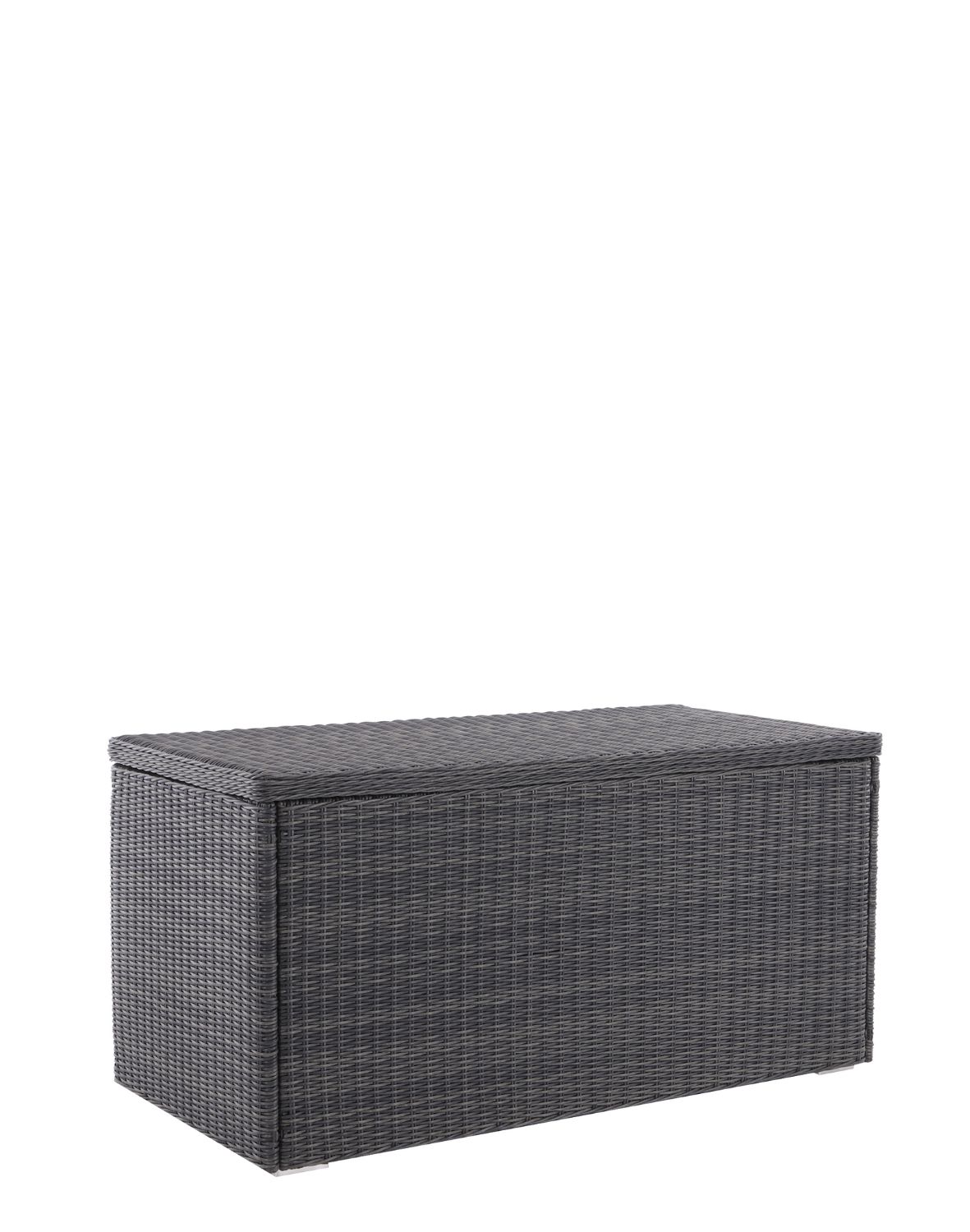 pojemna skrzynia ogrodowa z technorattanu nusa dark