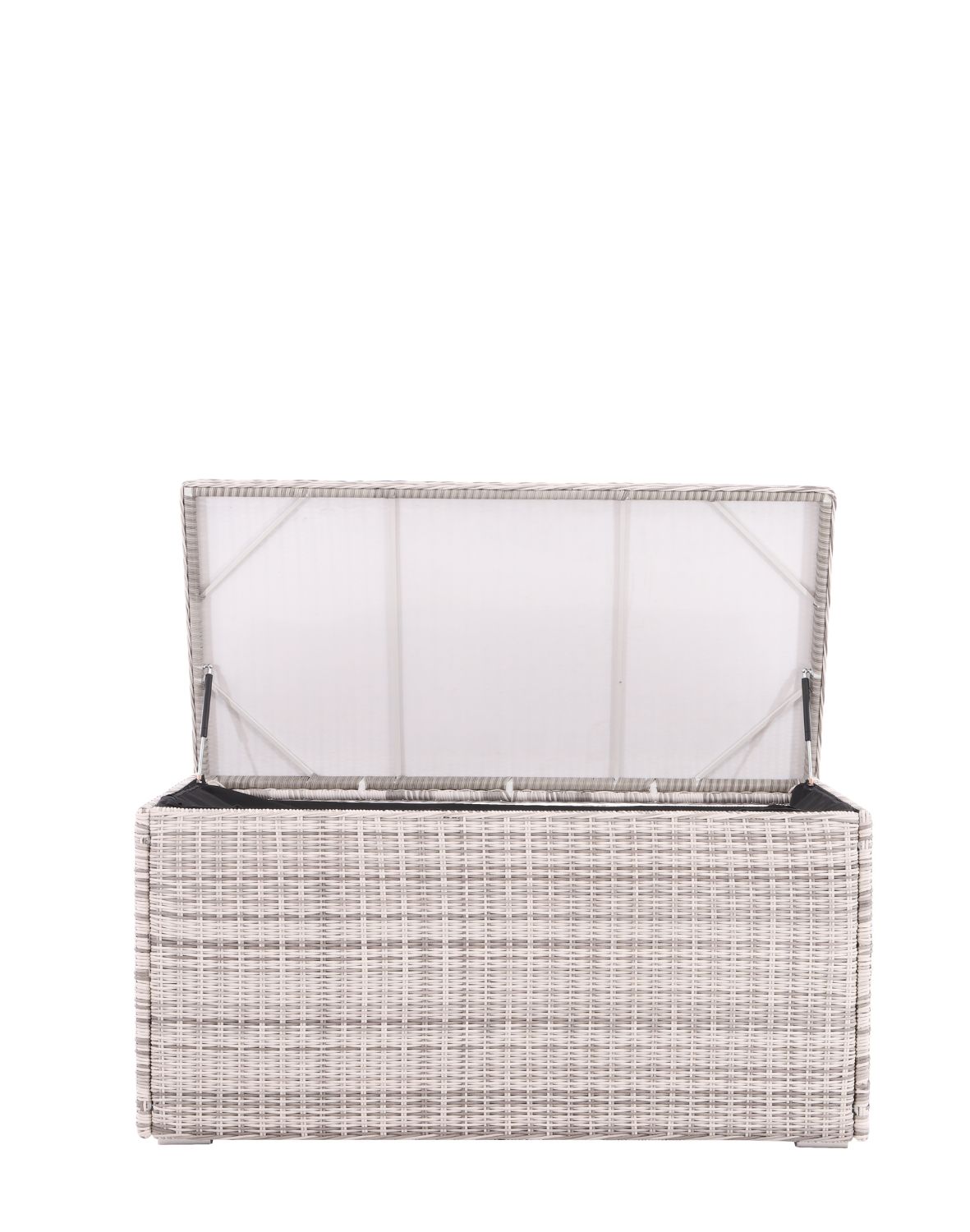 pojemna skrzynia ogrodowa z technorattanu nusa light