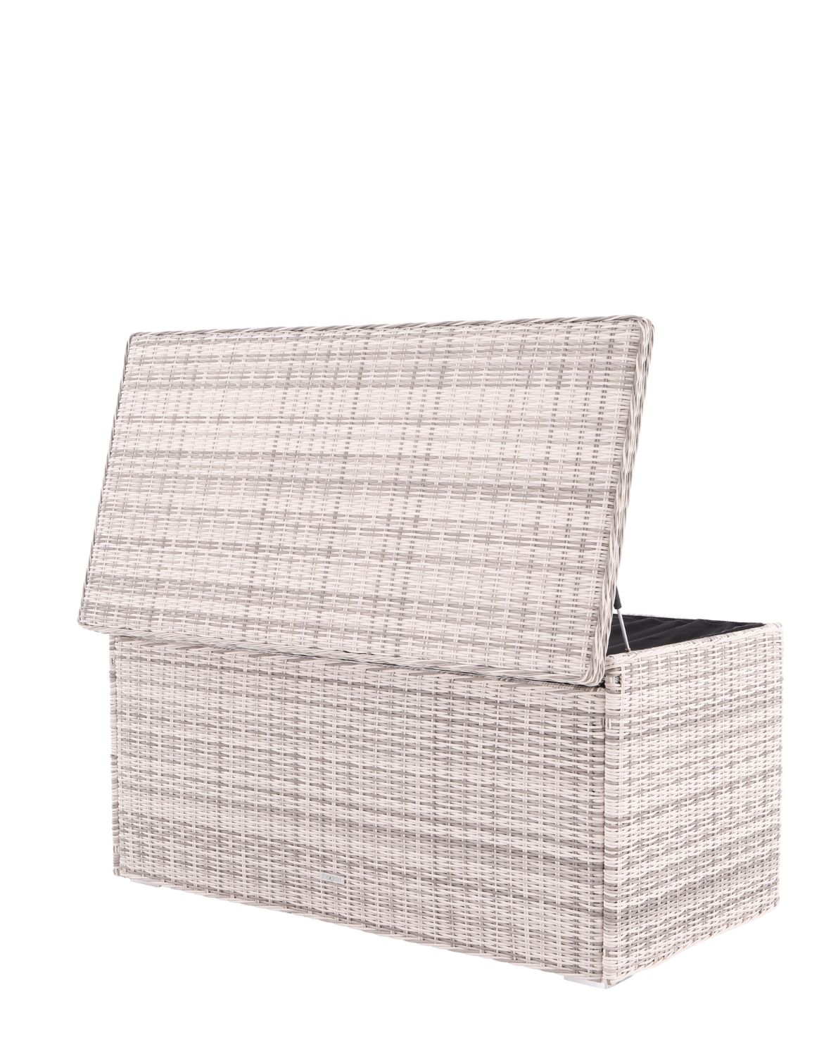 pojemna skrzynia ogrodowa z technorattanu nusa light