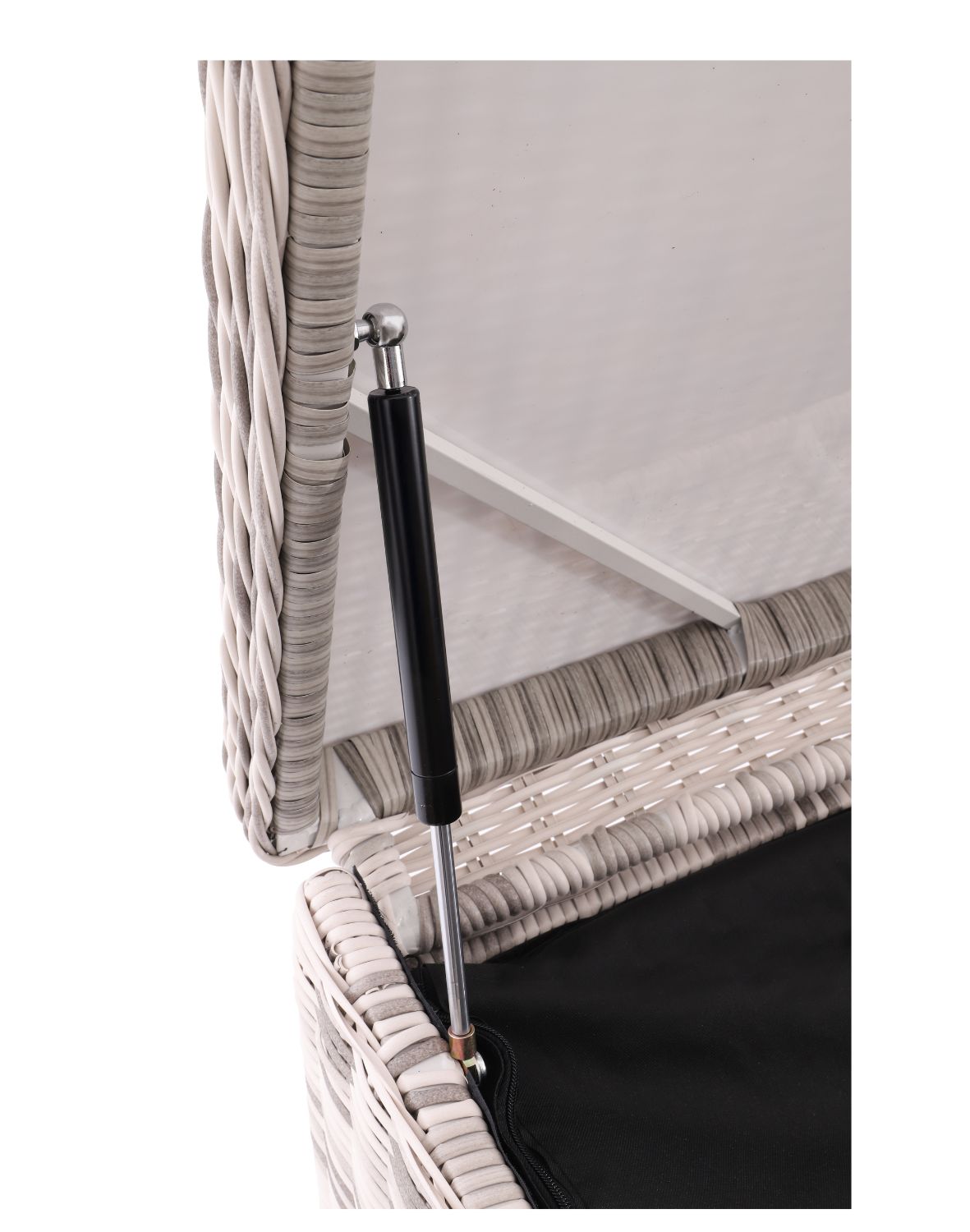 pojemna skrzynia ogrodowa z technorattanu nusa light