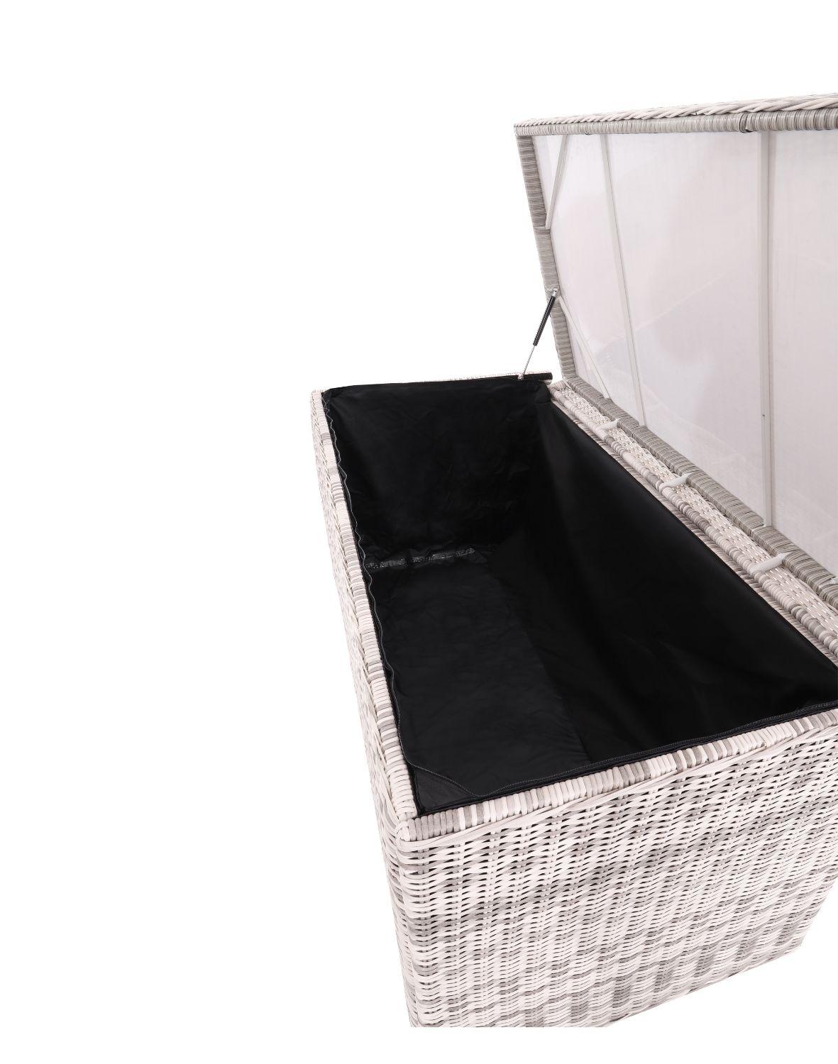 pojemna skrzynia ogrodowa z technorattanu nusa light