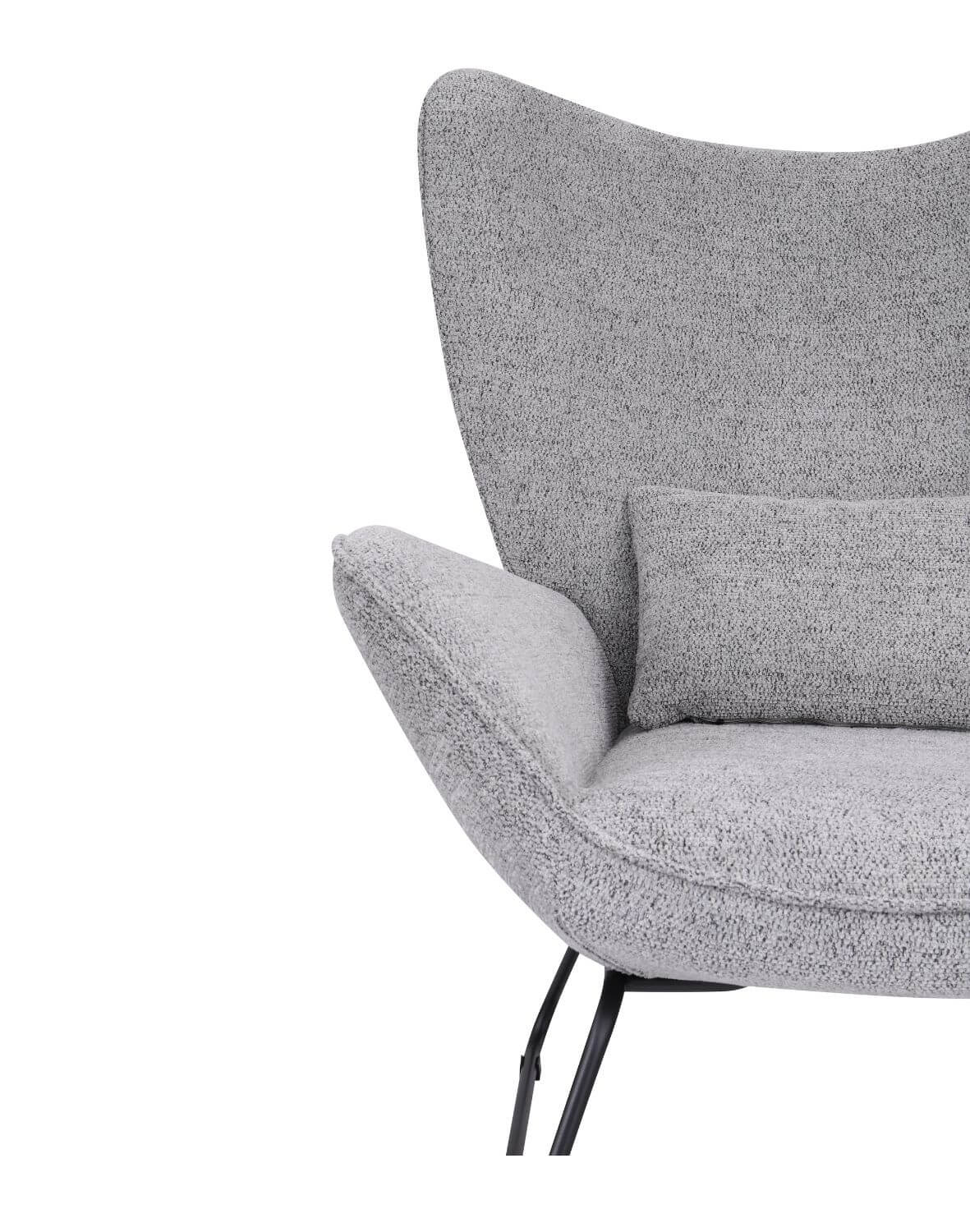 fotel wypoczynkowy nuvio, szary