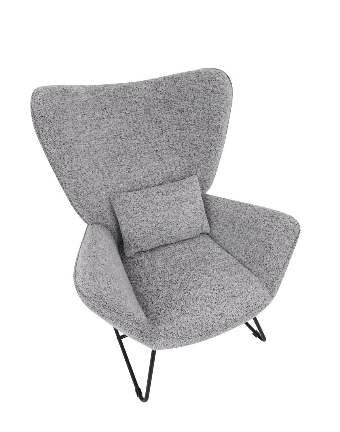 fotel wypoczynkowy nuvio, szary