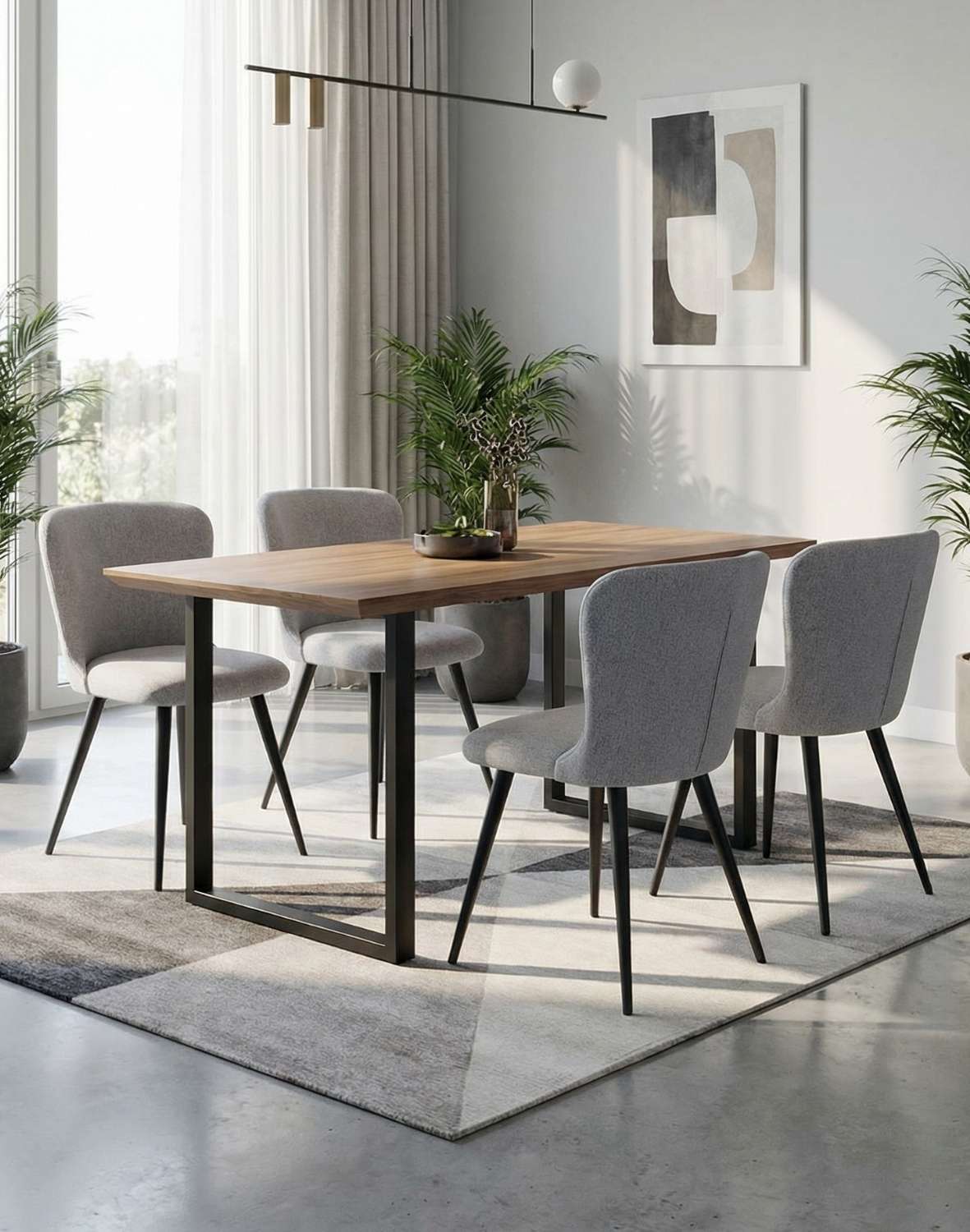 krzesło do jadalni oskar, jasnoszare