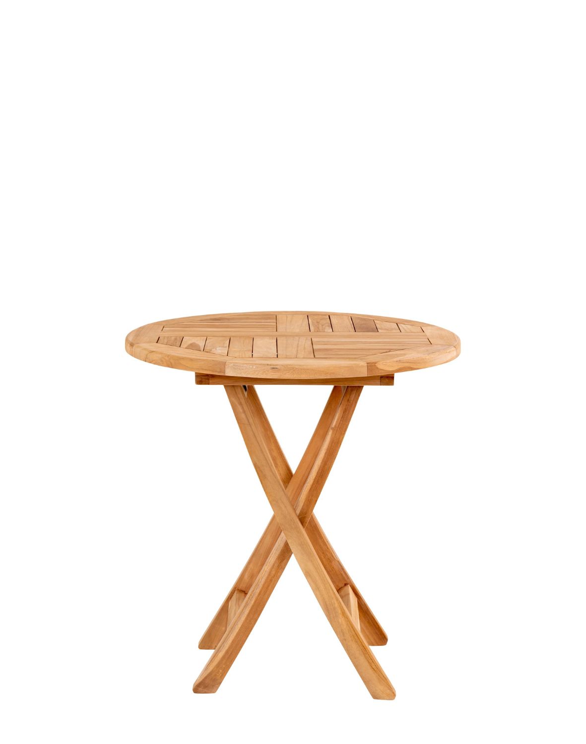 stół ogrodowy oviedo Ø70 cm z drewna tekowego (7501100)