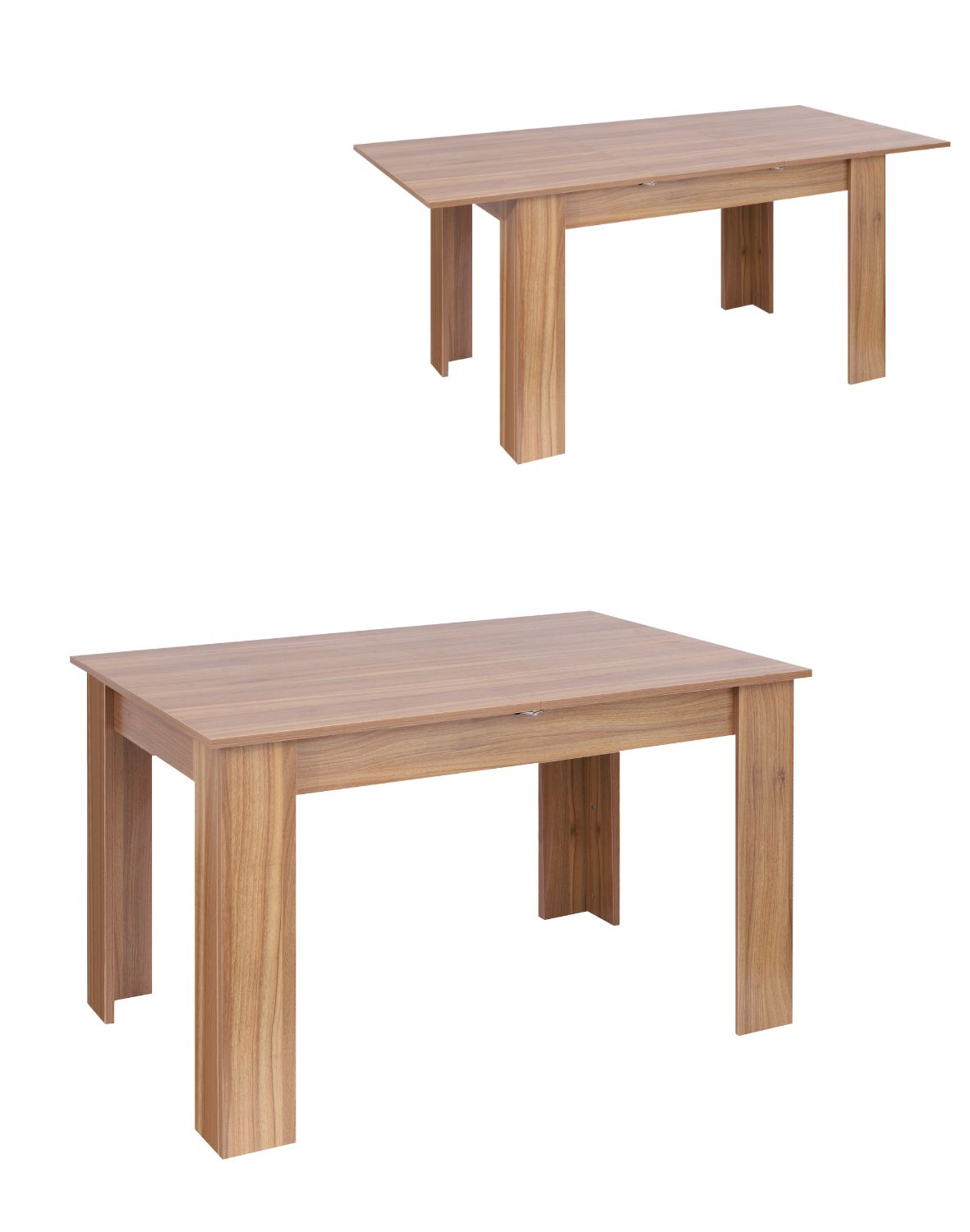 stół rozkładany do jadalni palermo 120-160x80 cm, dąb orzech