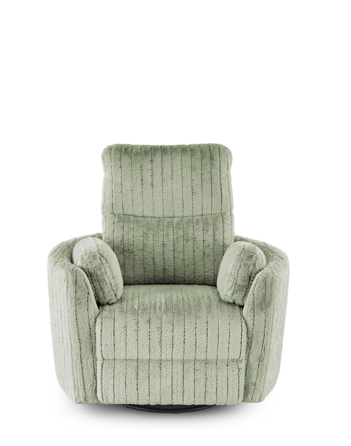 fotel pegas z funkcją elektrycznego rozkładania, obracania i kołyski, miętowy