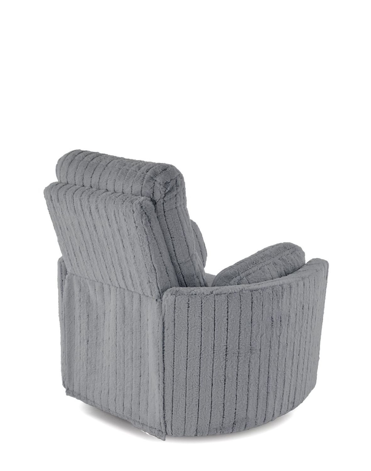 fotel pegas z funkcją elektrycznego rozkładania, obracania i kołyski, szary