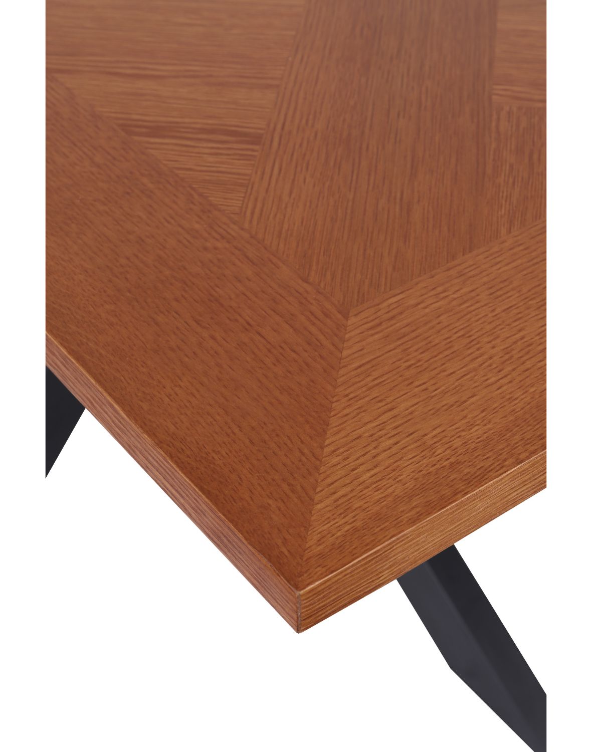 stół rozkładany, prostokątny pietro z jodełką, 160 cm - 200 cm, ciemny orzech