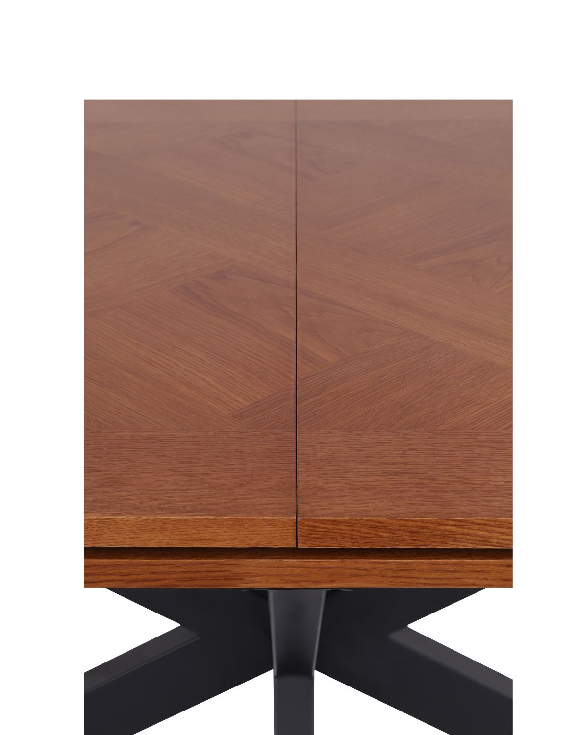 stół rozkładany, prostokątny pietro z jodełką, 160 cm - 200 cm, ciemny orzech