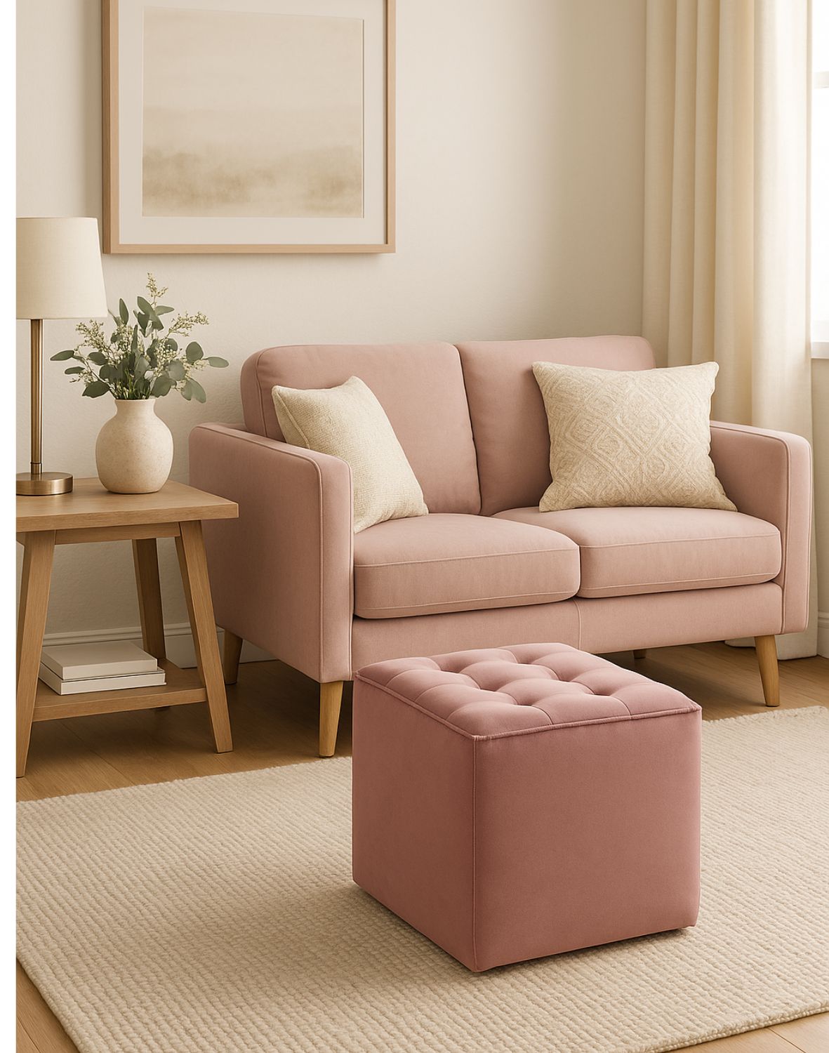 pufa lori antyczny roz