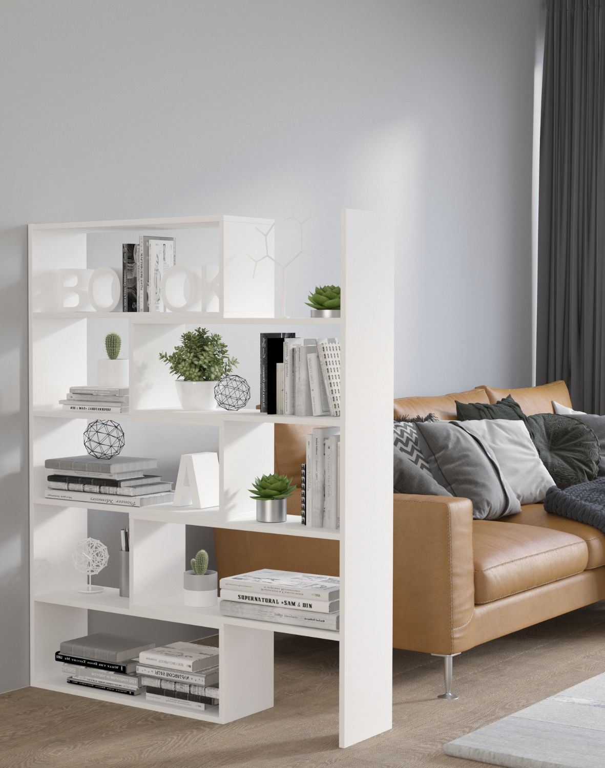 Regał Karol 01 Biały