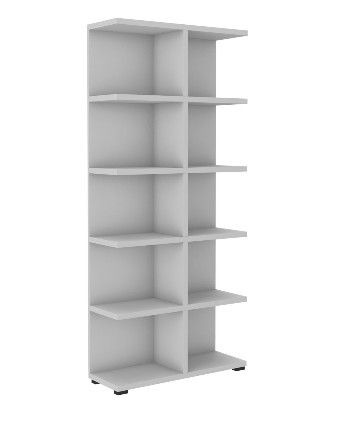 Regał na książki More 05 Jasny Szary 184x83 cm