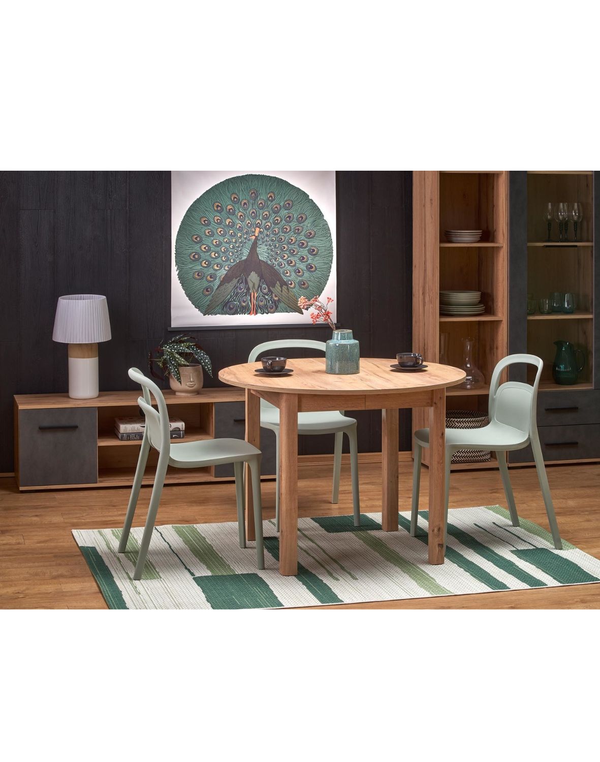 stół rozkładany ringo, dąb craft