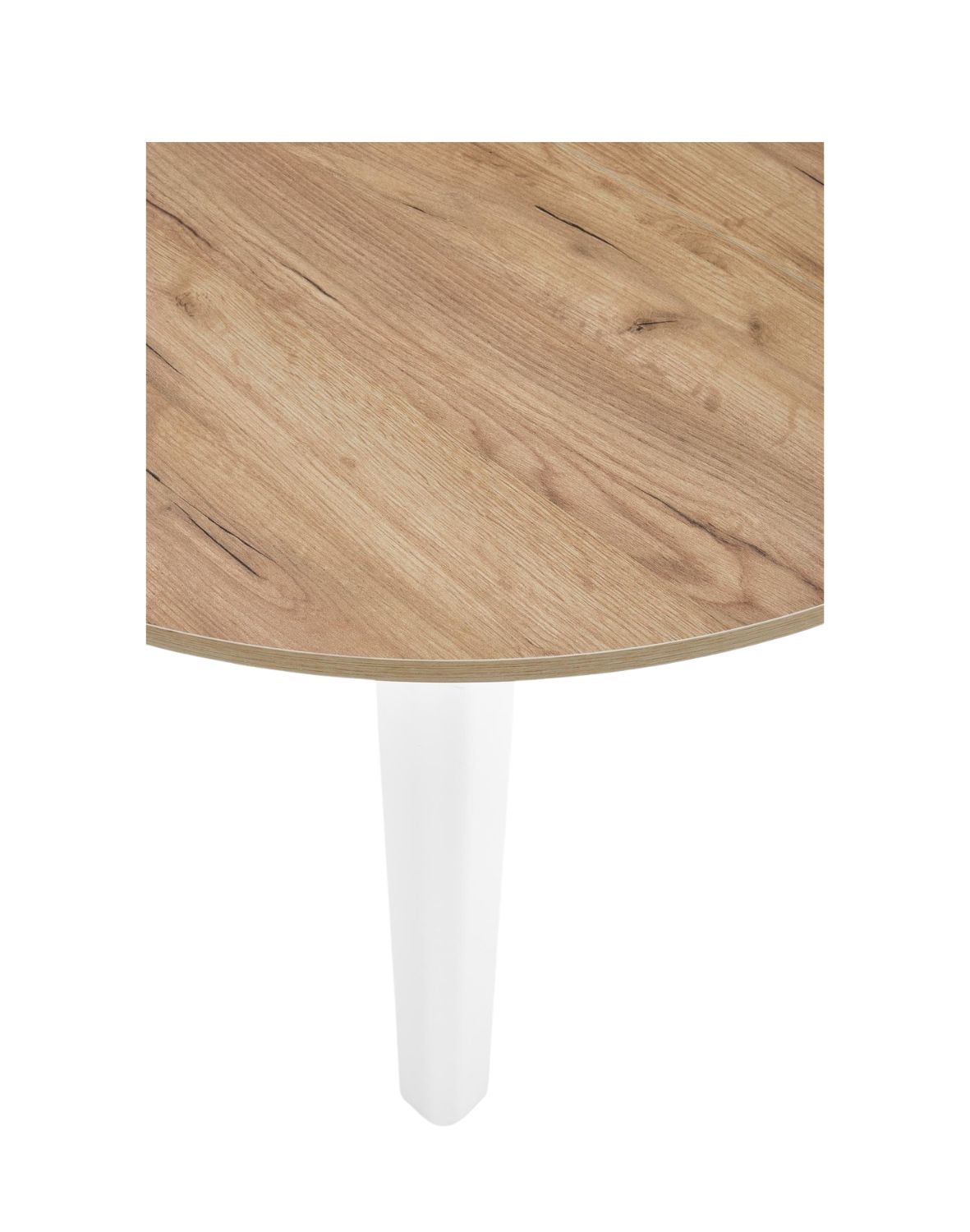 stół rozkładany ringo, dąb craft/biały