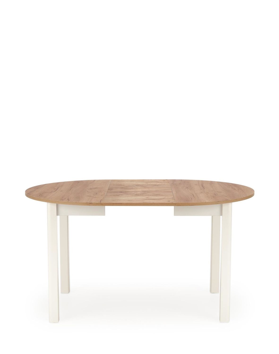 stół rozkładany ringo, dąb craft/biały