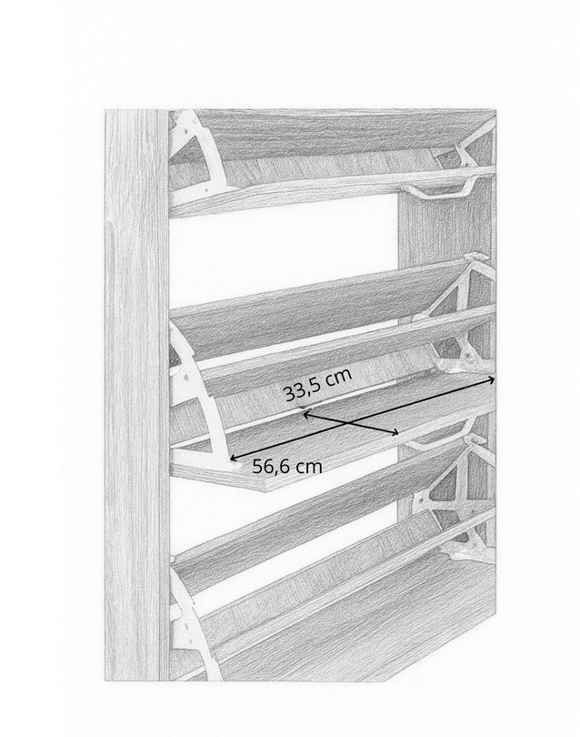 szafka na buty roko white