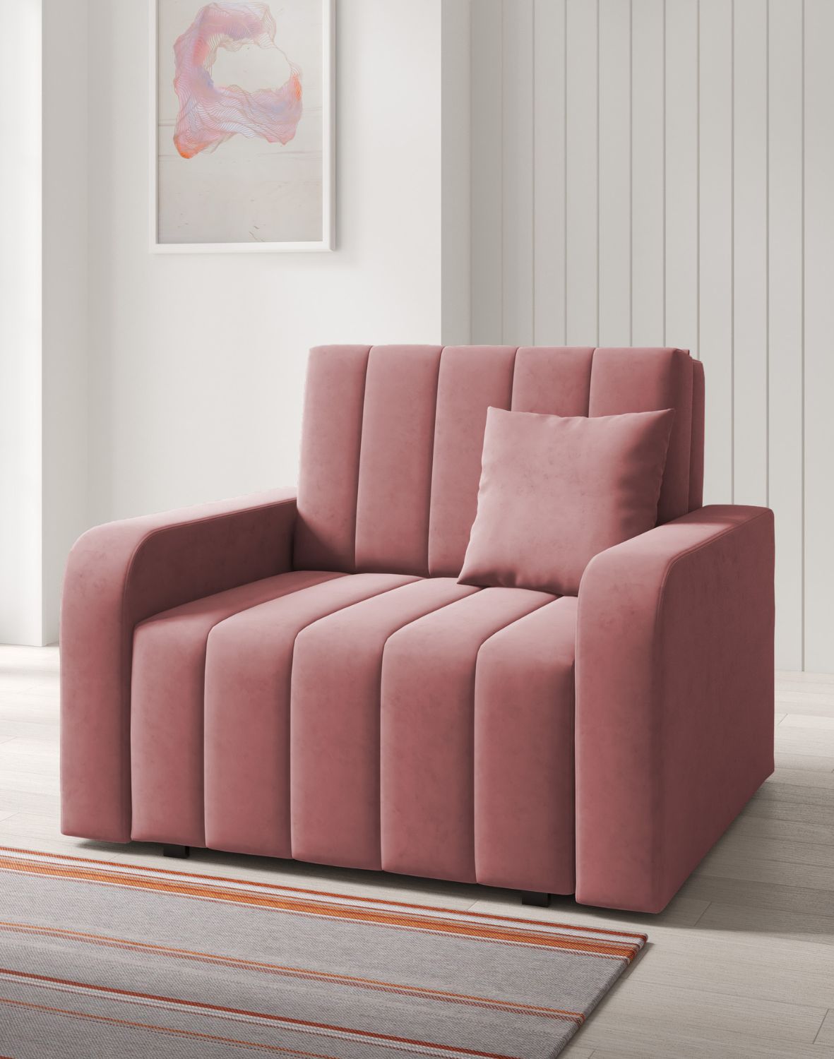 rozkładany fotel z funkcją spania marko i